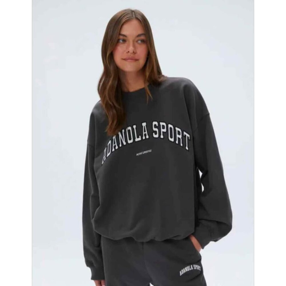 Adanola sport sweatshirt midnight blue sz Small